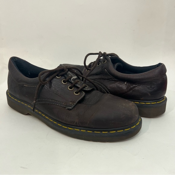 Dr Martens Boston Crazy Eye Lace Up Oxford Shoes Mens US 10M Brown main image 4